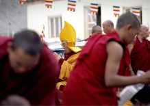Dalai Lama vid en föreläsning