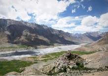 Key gompa vandrar vi förbi
