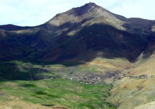 Vandring mellan byar i Spiti