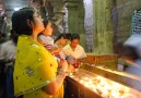 Pilgrimer i Meenakshi Temple
