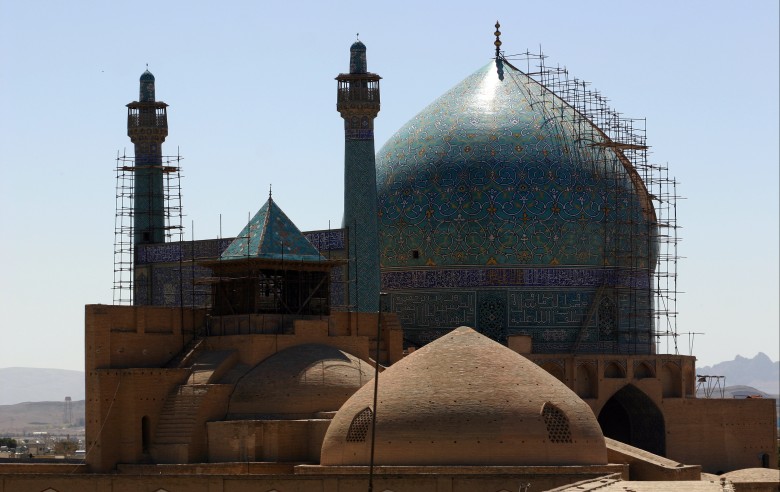 Imam moskén i Isfahan anses som en av världens vackraste
