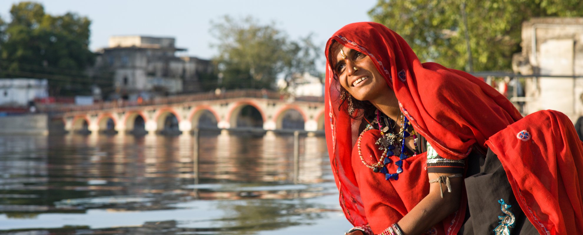 Det finns gott om heliga floder i Indien
