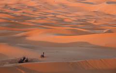 Kvällsljus i Sahara