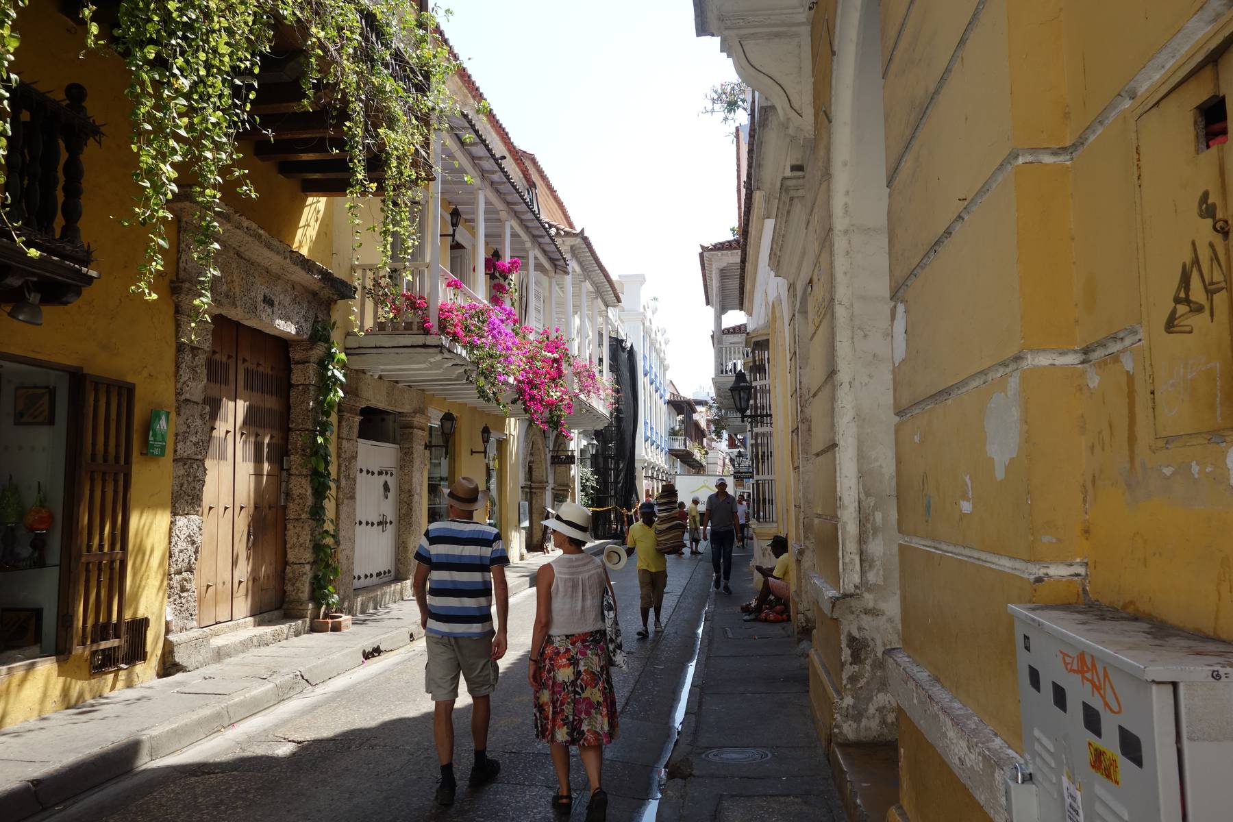 Du bor i Cartagenas gamla del som är ett UNESCO världsarv