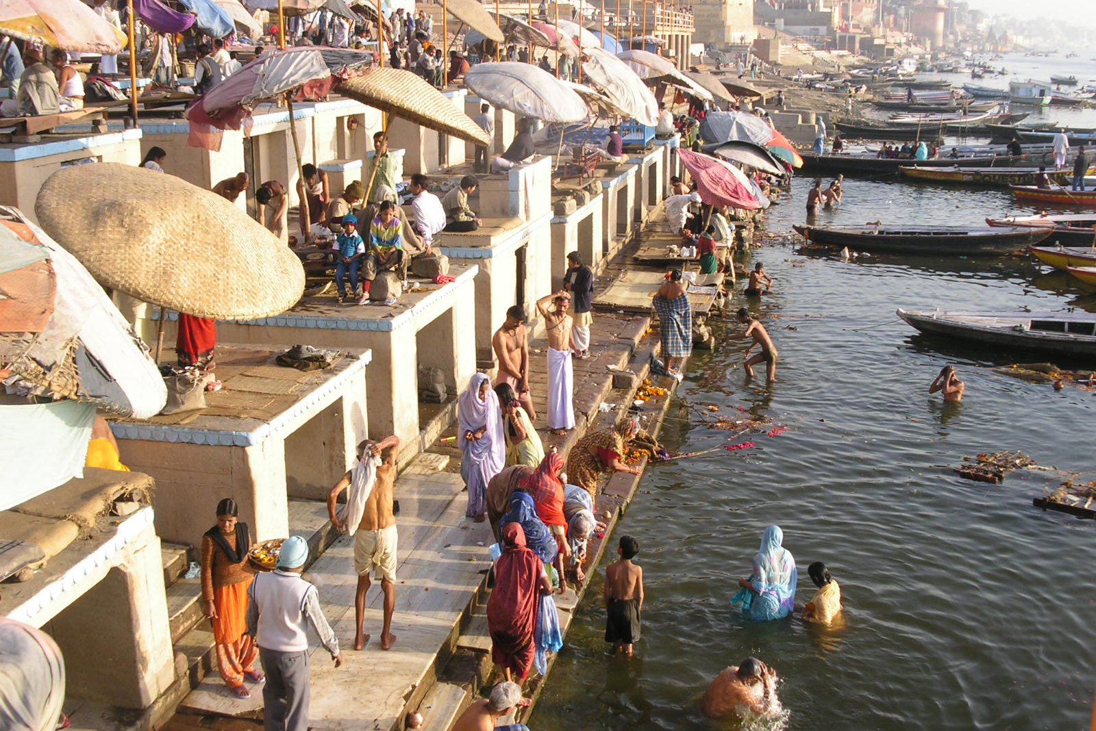 Den heliga staden Varanasi
