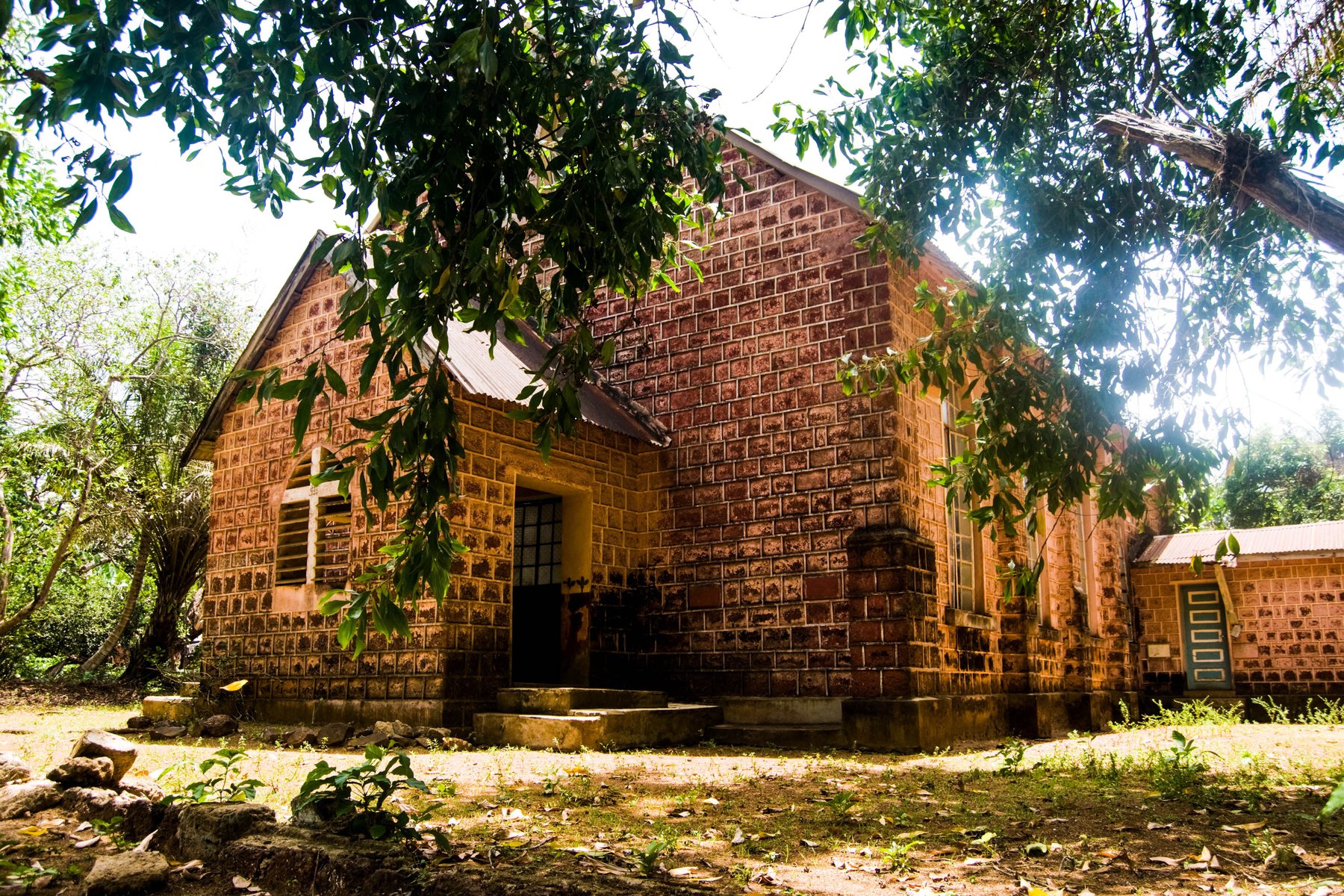 Kolonial kyrka på Banana Islands