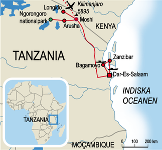 Vandra i Tanzania