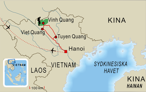 Vandring i norra Vietnam