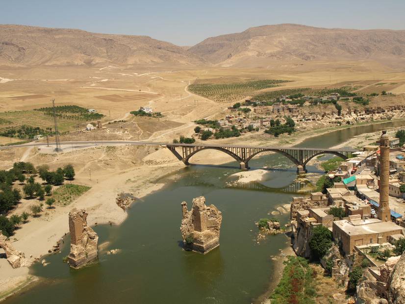 Hasankeyf vid floden Tigris