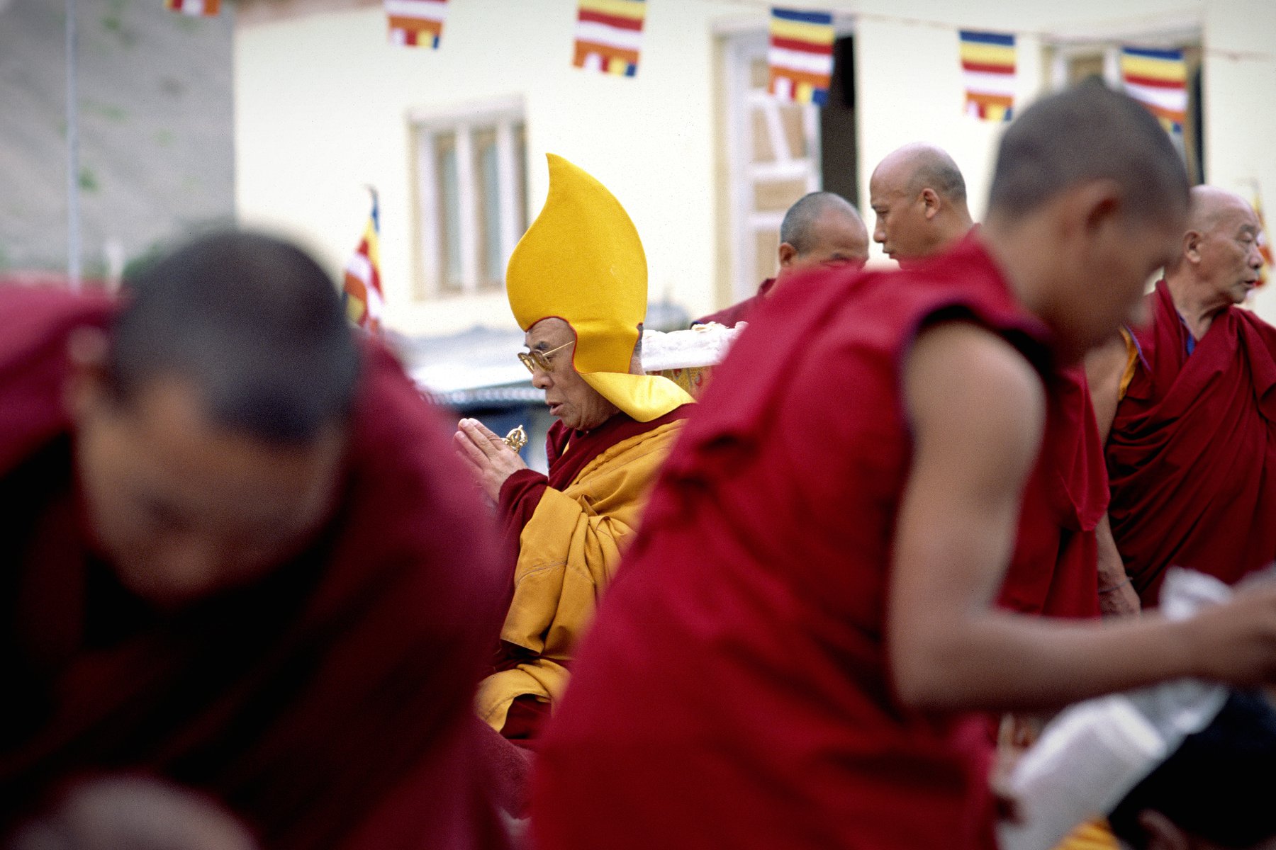 Dalai Lama vid en föreläsning