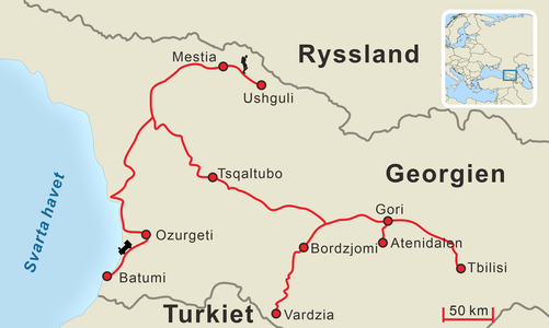 Georgien map 2024-2